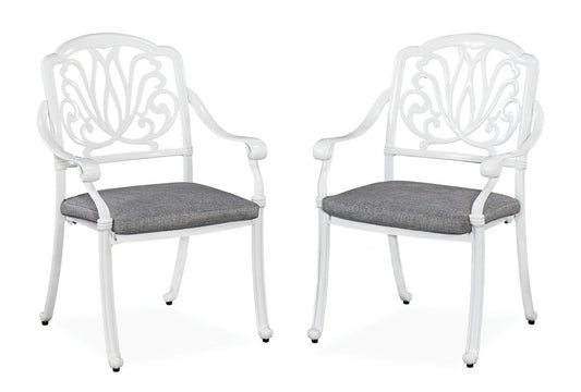 Capri Outdoor Chair Pair by homestyles, White