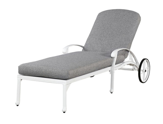 Capri Outdoor Chaise Lounge by homestyles, White