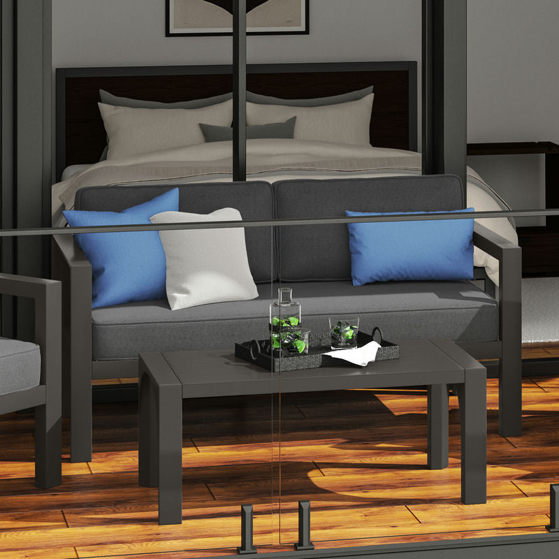 Grayton Outdoor Aluminum Loveseat by homestyles