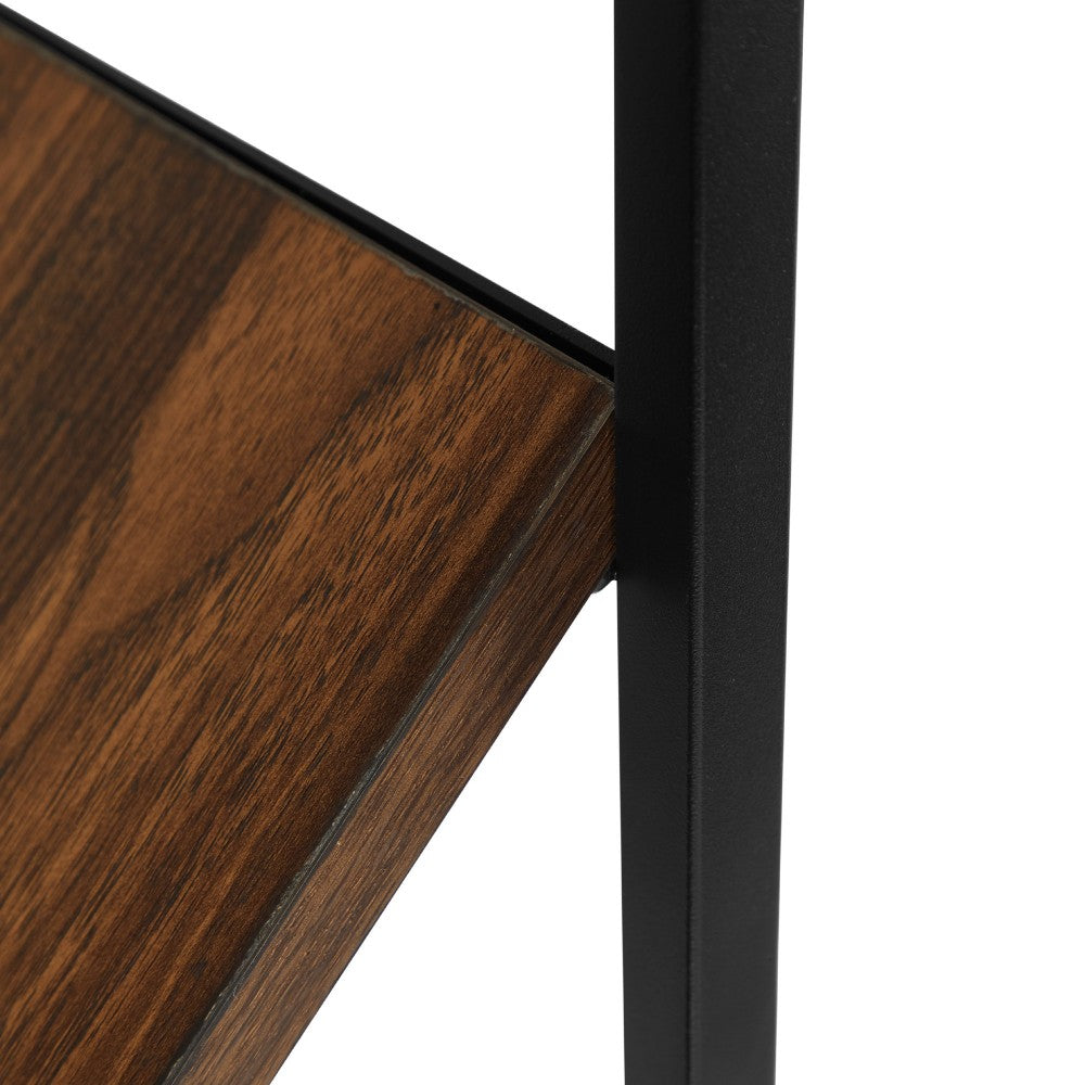68" V Bookshelf - Dark Walnut