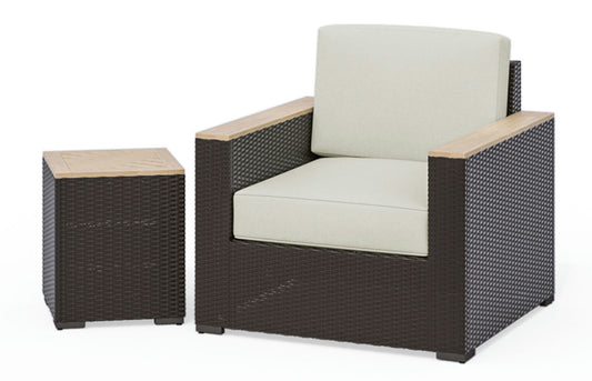 Palm Springs Outdoor Arm Chair and Side Table by homestyles