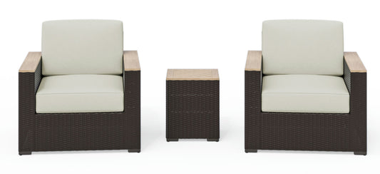 Palm Springs Outdoor Side Table and Arm Chair Pair by homestyles