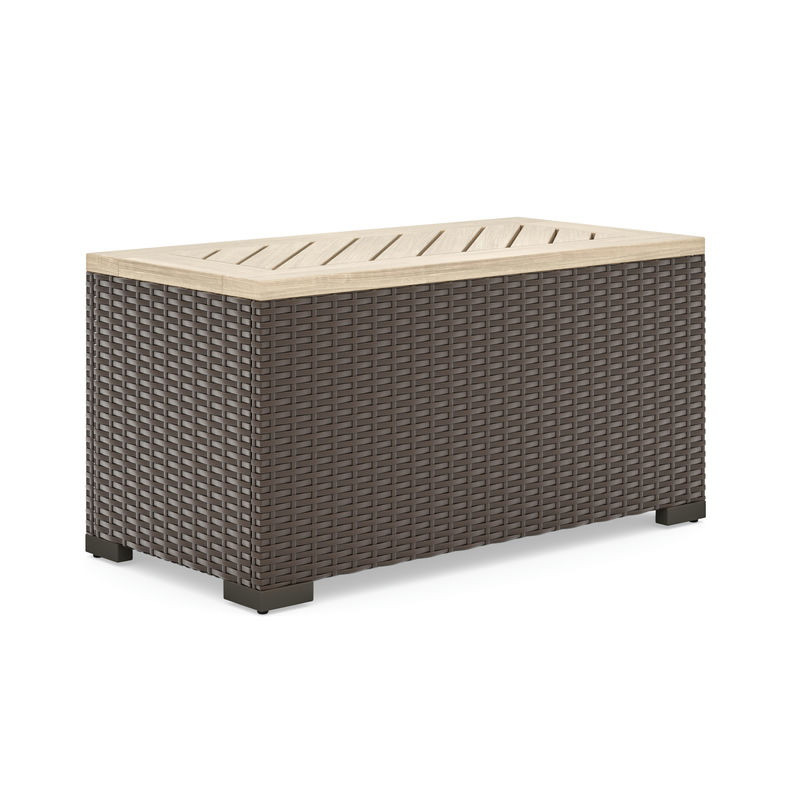 Palm Springs Outdoor Chair Pair and Storage Table by homestyles