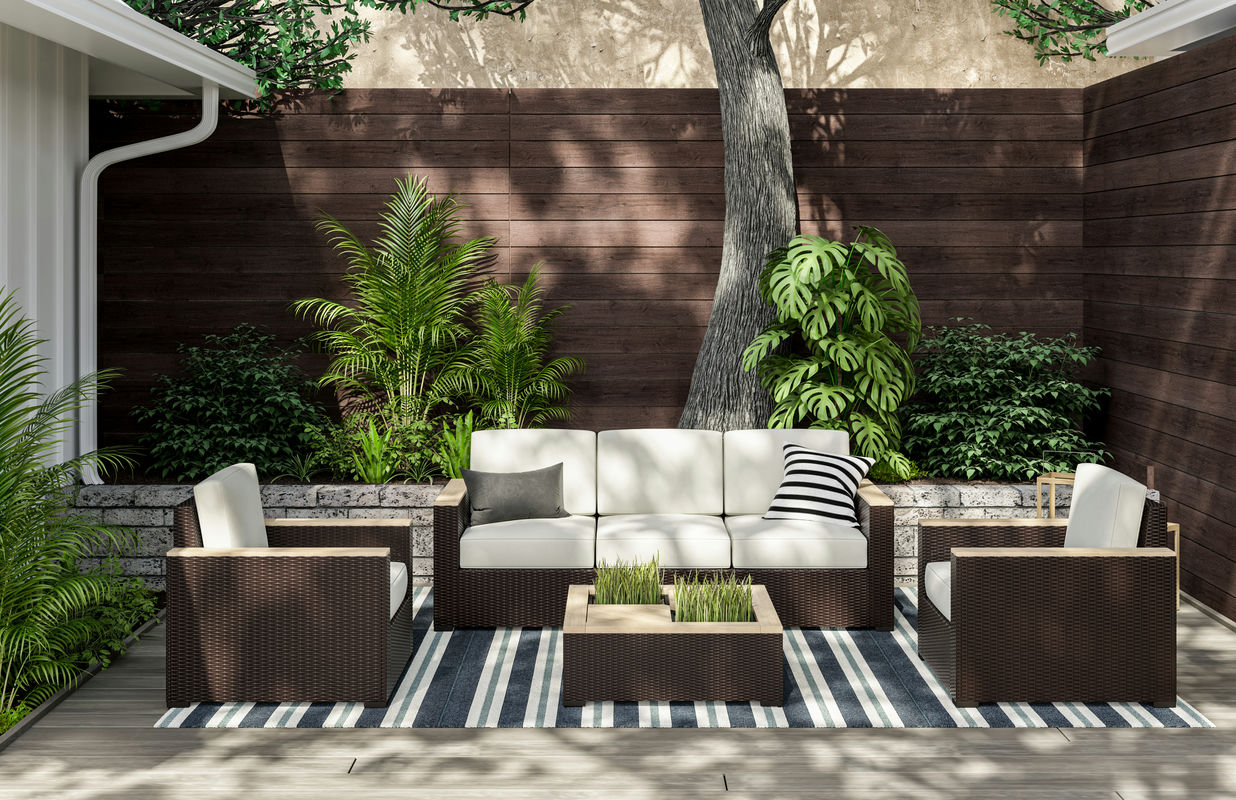 Palm Springs Outdoor Sofa Set by homestyles
