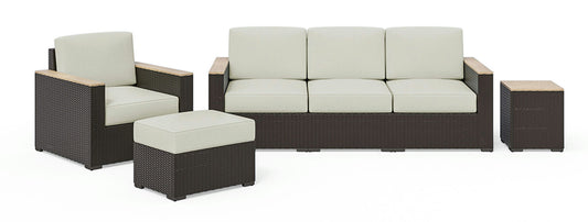 Palm Springs Outdoor Sofa, Arm Chair, Ottoman and Side Table by homestyles