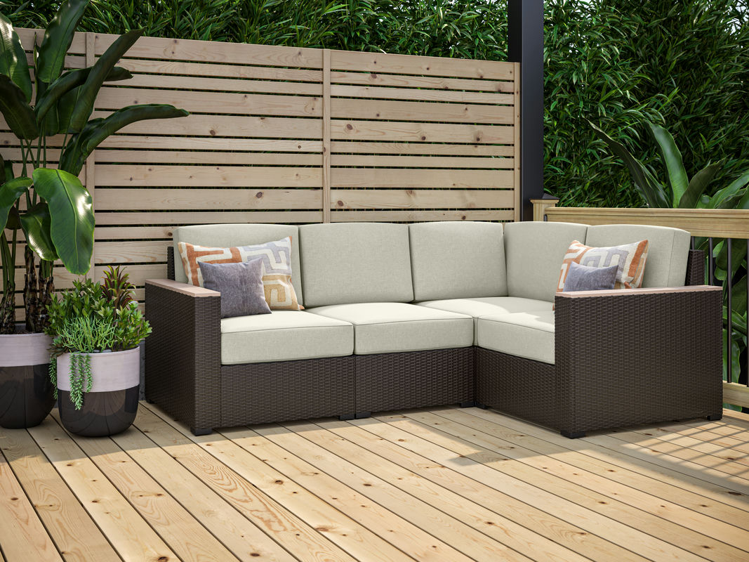 Palm Springs Outdoor 4 Seat Sectional by homestyles