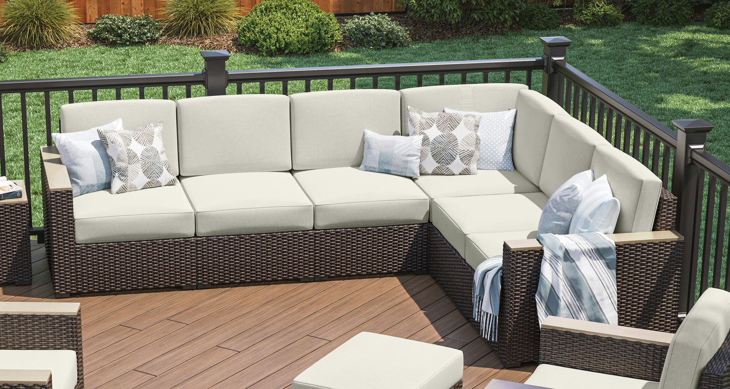 Palm Springs Outdoor 6 Seat Sectional by homestyles