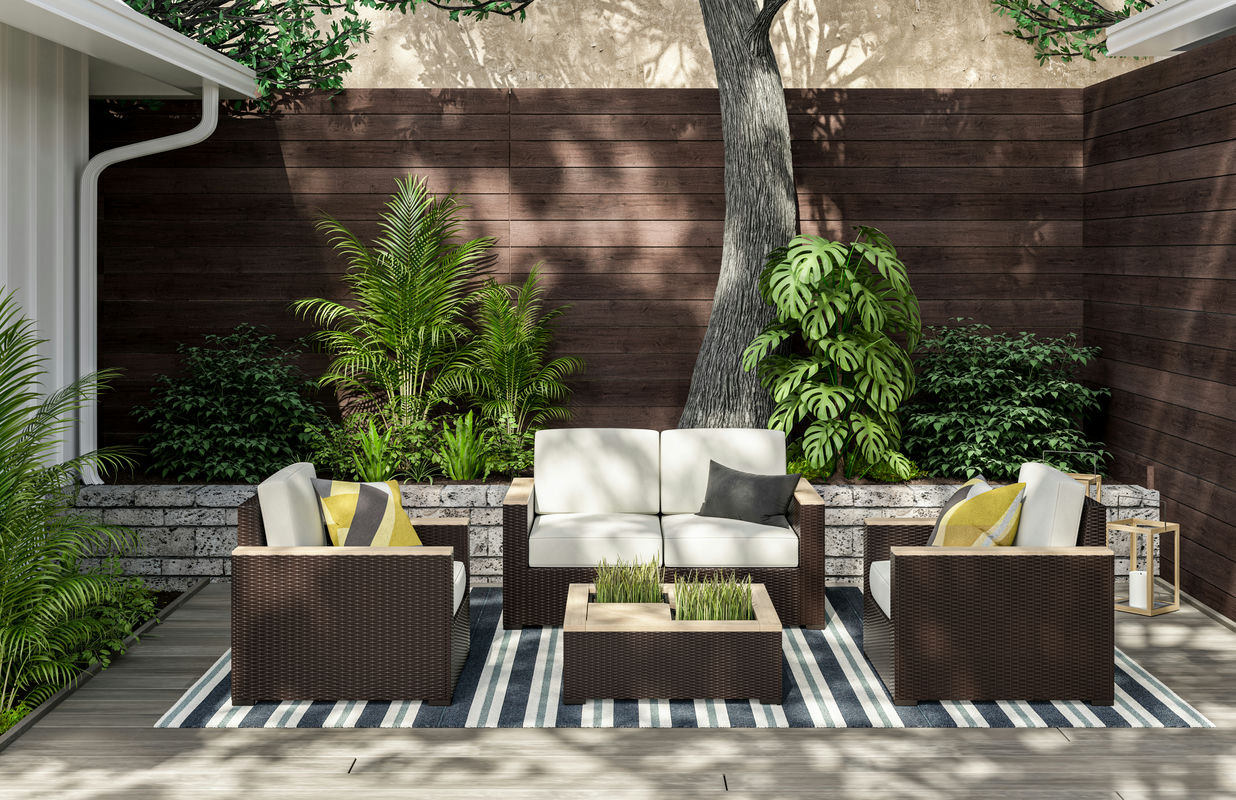 Palm Springs Outdoor Loveseat Set by homestyles
