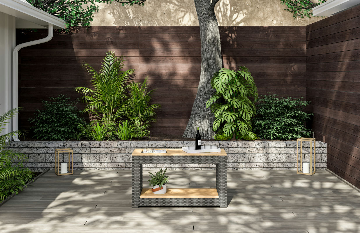 Boca Raton Outdoor Sofa Table by homestyles