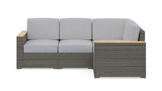 Boca Raton Outdoor 4 Seat Sectional by homestyles