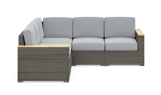 Boca Raton Outdoor 5 Seat Sectional by homestyles