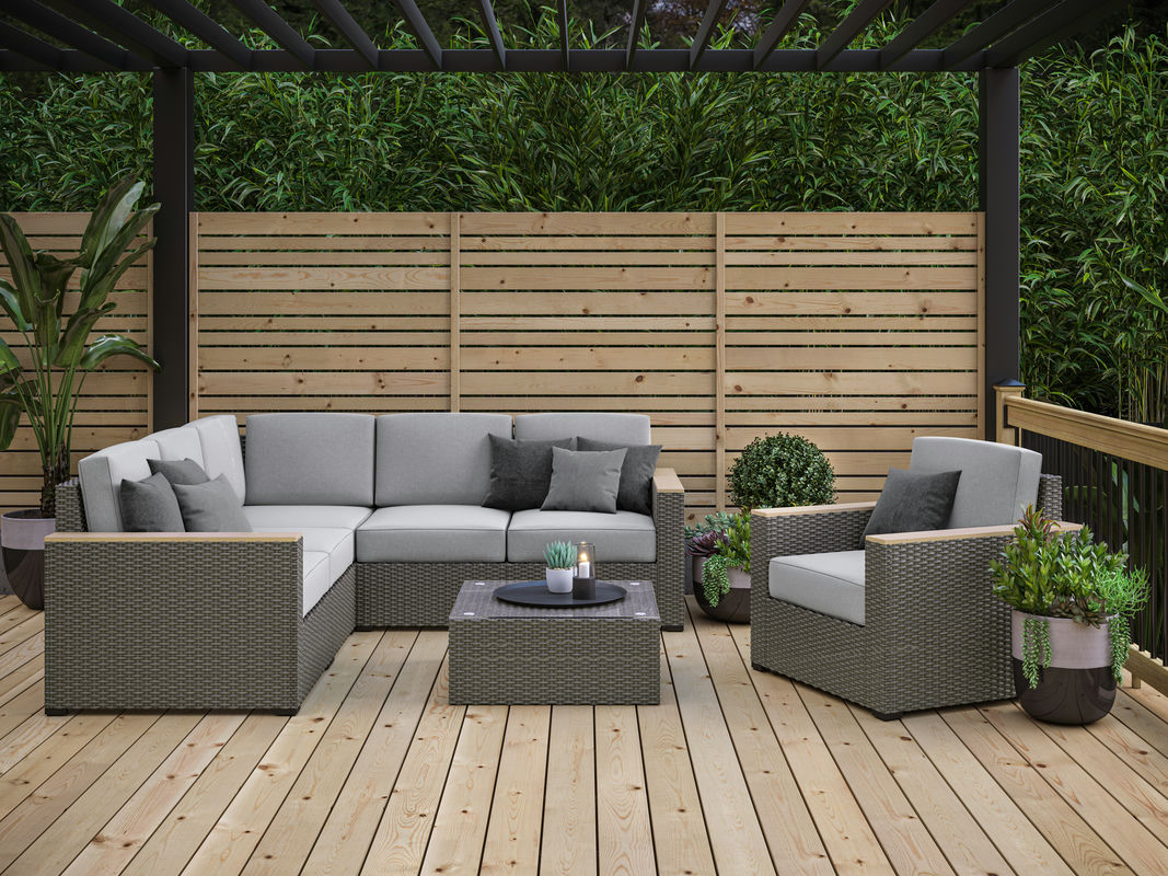 Boca Raton Outdoor 5 Seat Sectional by homestyles