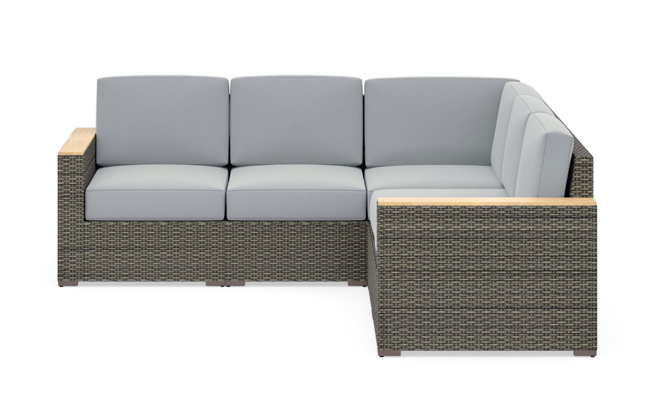 Boca Raton Outdoor 5 Seat Sectional by homestyles