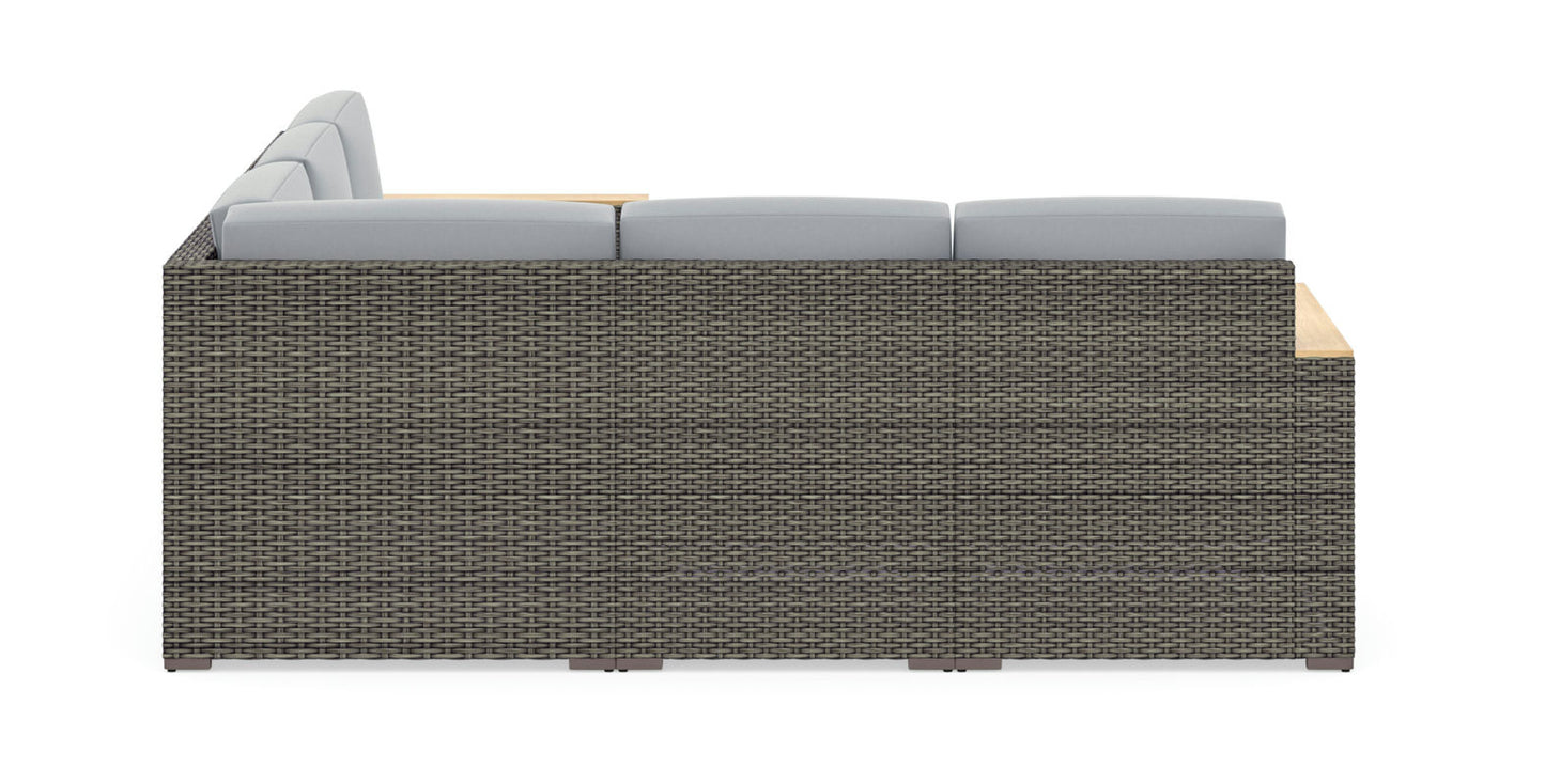 Boca Raton Outdoor 5 Seat Sectional by homestyles