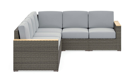 Boca Raton Outdoor 6 Seat Sectional by homestyles