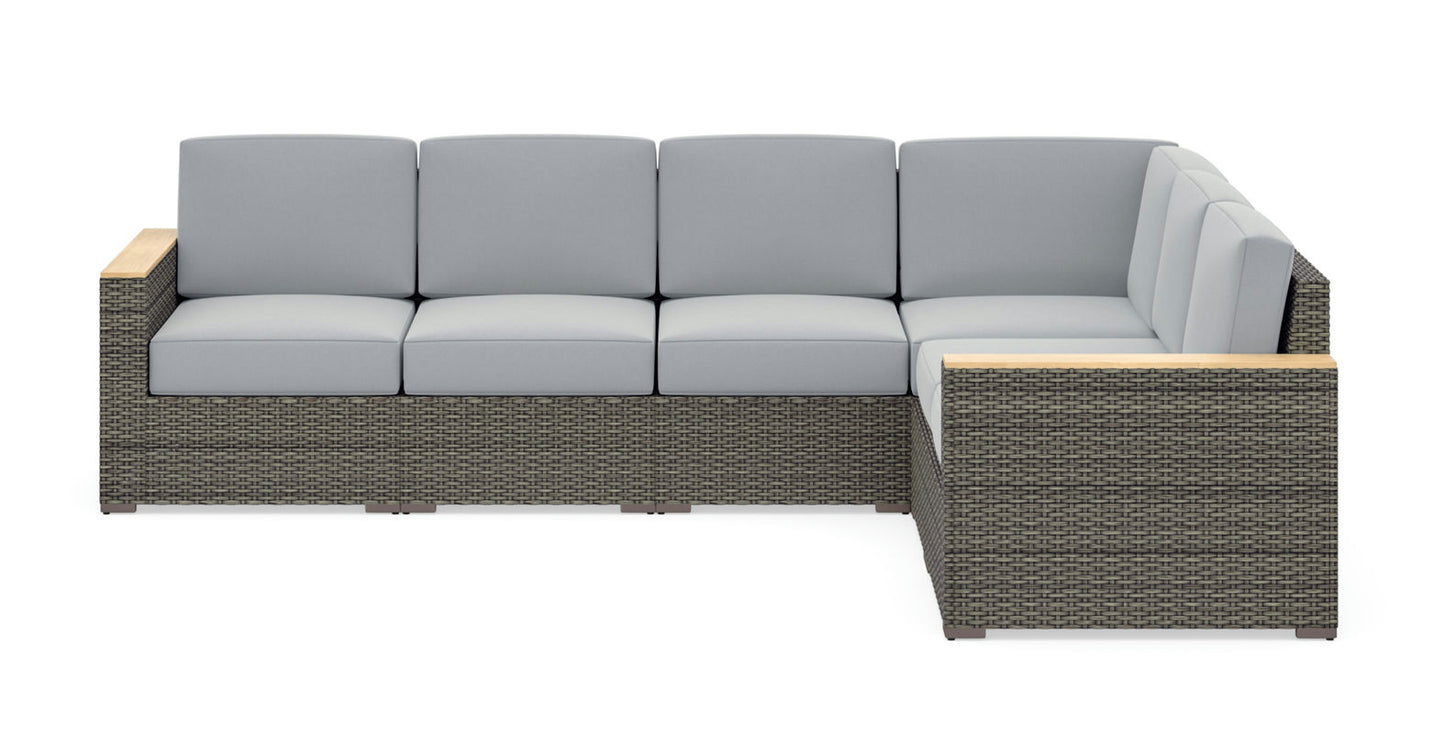 Boca Raton Outdoor 6 Seat Sectional by homestyles