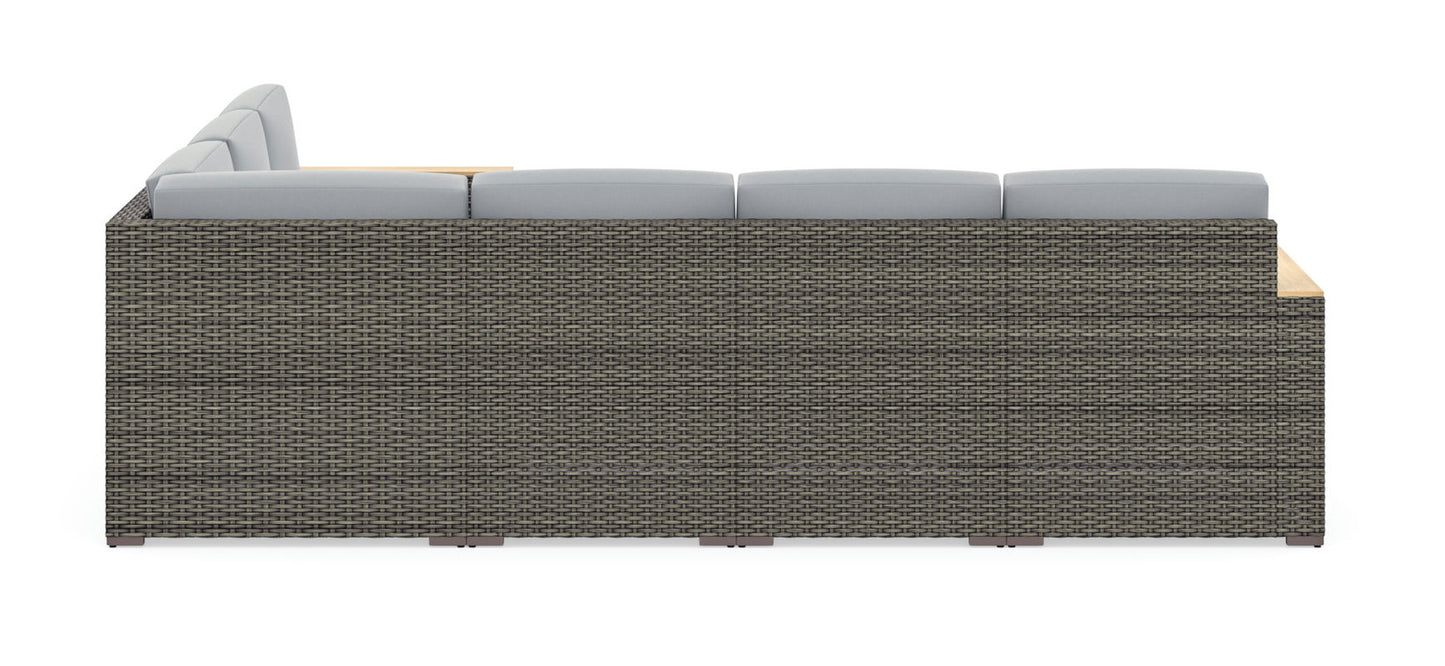 Boca Raton Outdoor 6 Seat Sectional by homestyles