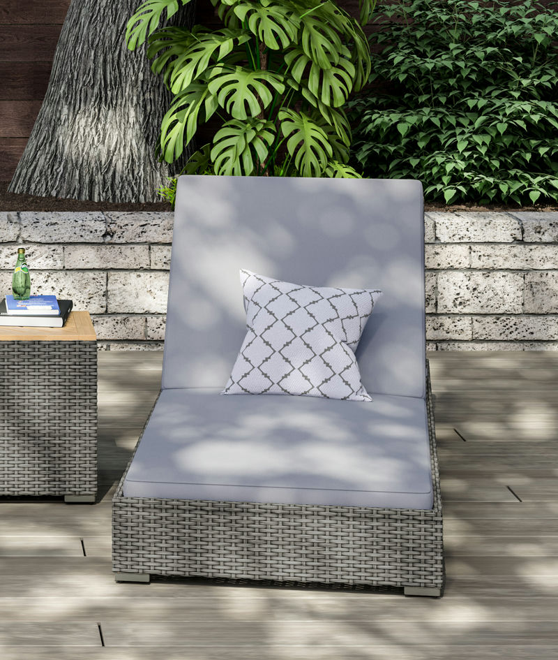 Boca Raton Outdoor Chaise Lounge by homestyles