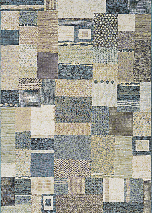 Couristan Easton Maribel Antique Cream-Grey Rug 3'11" x 5'3"