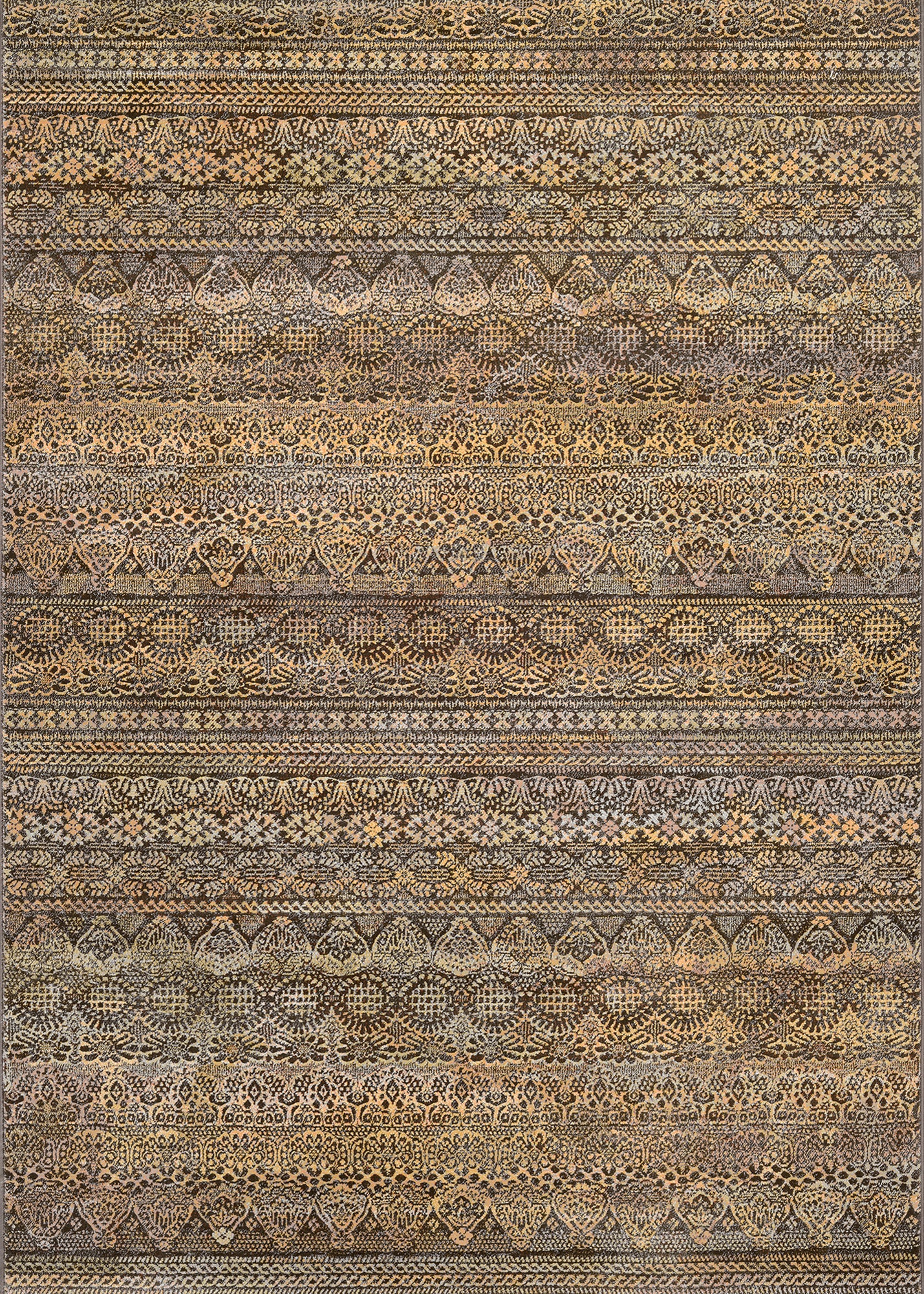 Couristan Easton Capella Brown-Multi Rug 7'10" x 11'2"