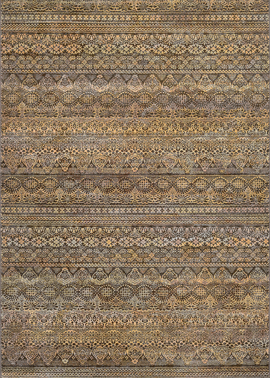 Couristan Easton Capella Brown-Multi Rug 6'6" x 9'6"