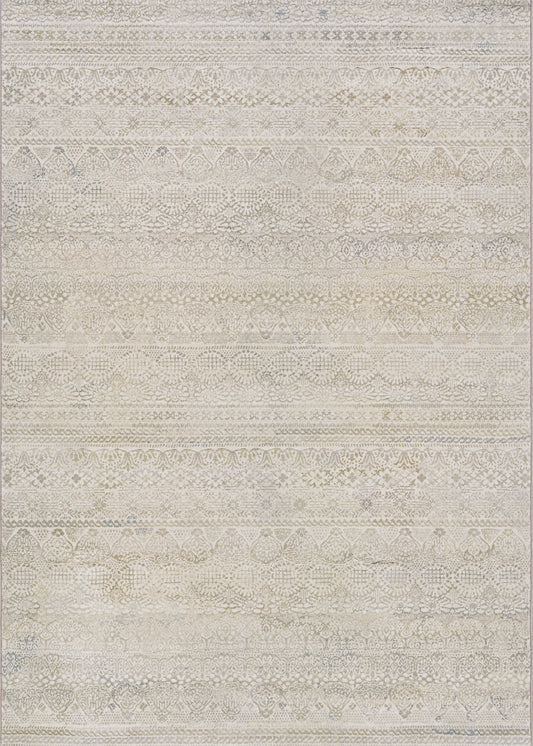 Couristan Easton Capella Ivory-Light Grey Rug 6'6" x 9'6"
