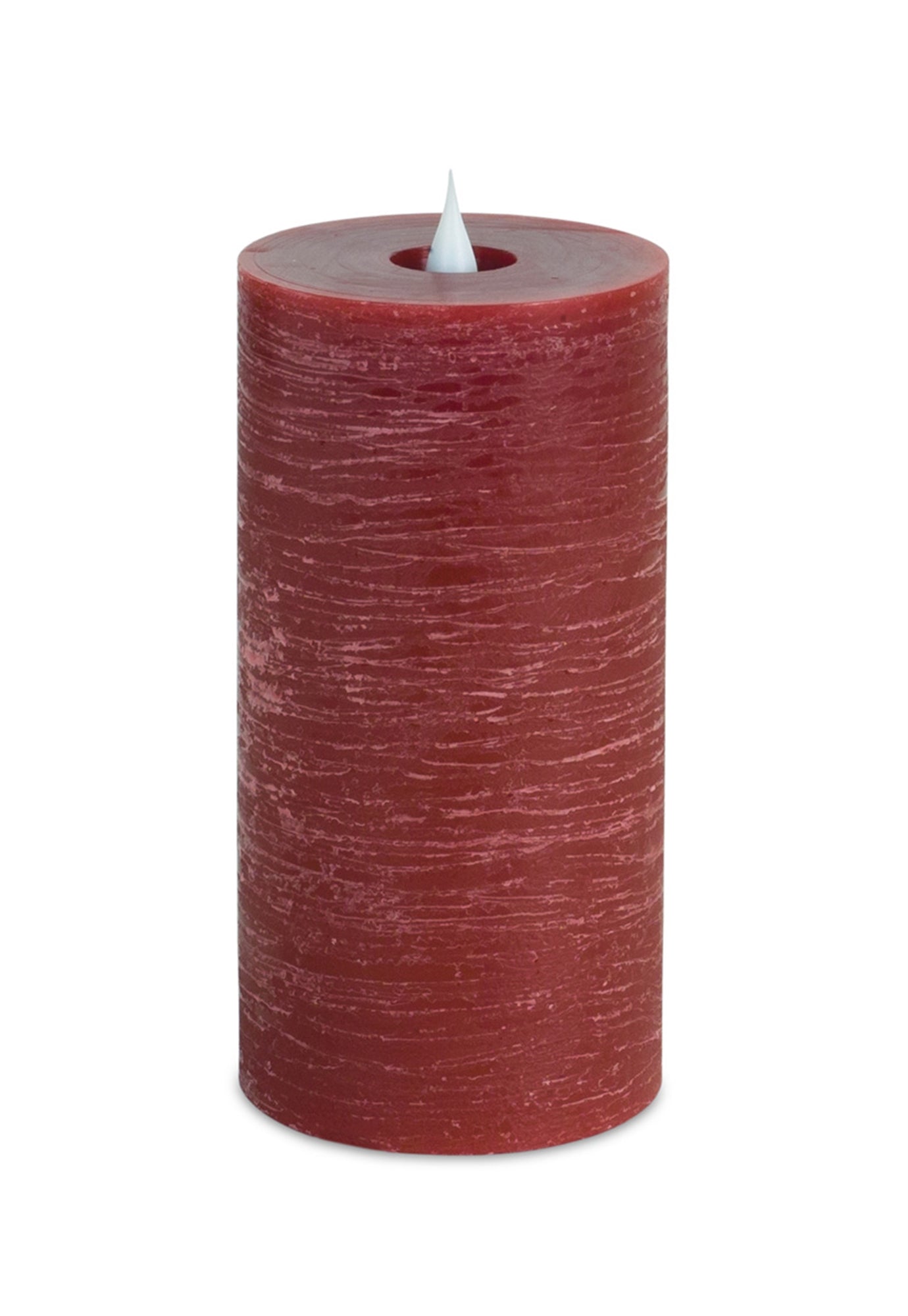 Simplux Led Designer Candle W/Remote 3.5"X7"H Wax/Plastic, Red