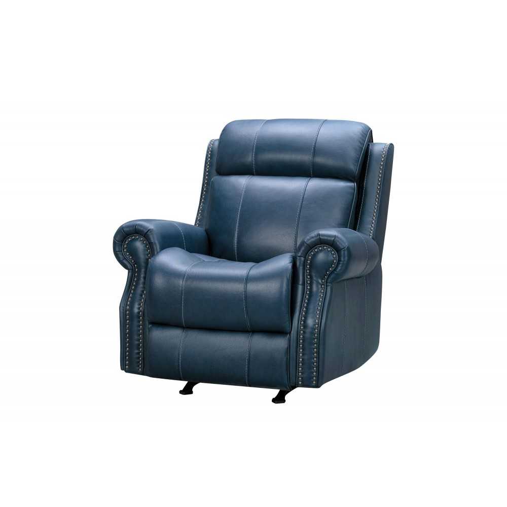 6PH-3717 Demara Rocker Recliner, Marco Navy Blue