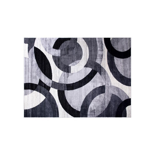 6x9 Black/Gray Area Rug