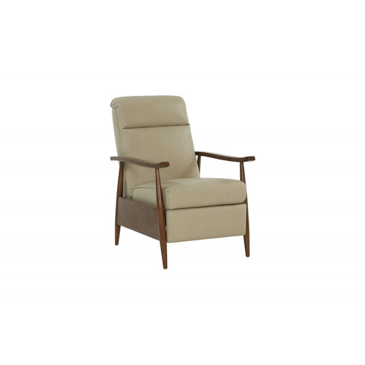 7-1158 Hampton Push Thru The Arms Recliner, Shoreham Cream