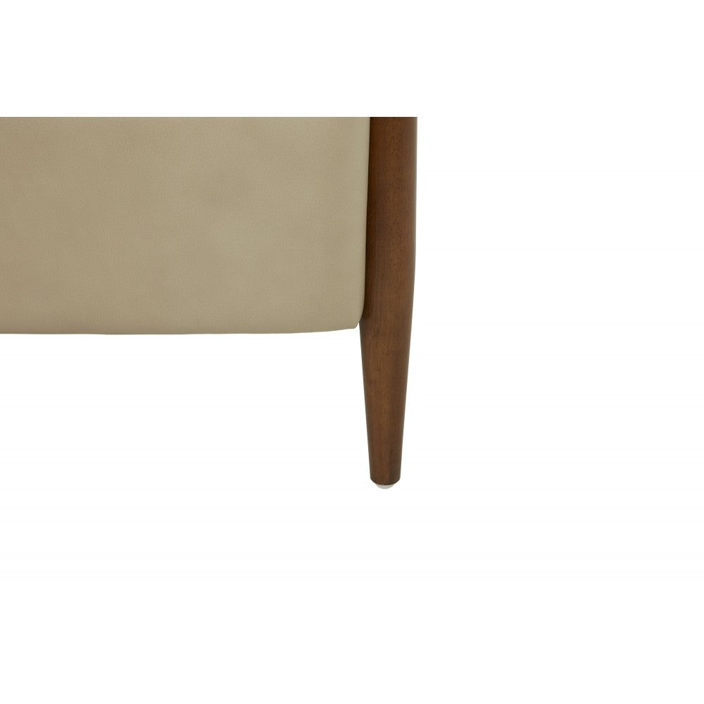 7-1158 Hampton Push Thru The Arms Recliner, Shoreham Cream