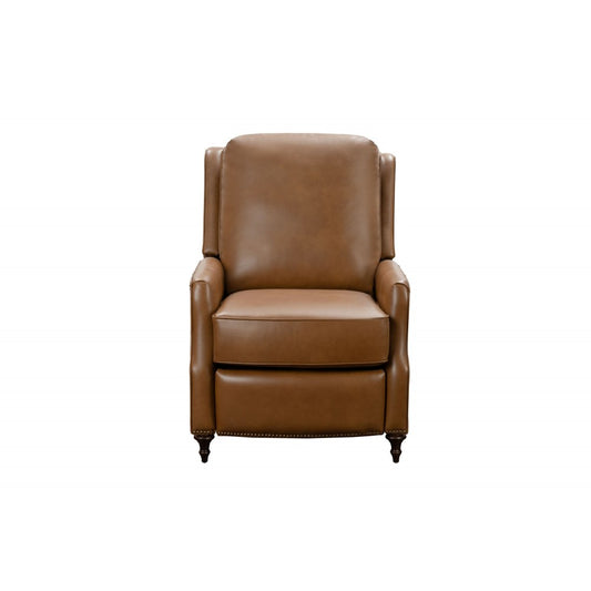 7-1162 Wilson Push Thru The Arms Recliner, Colchester Saddle