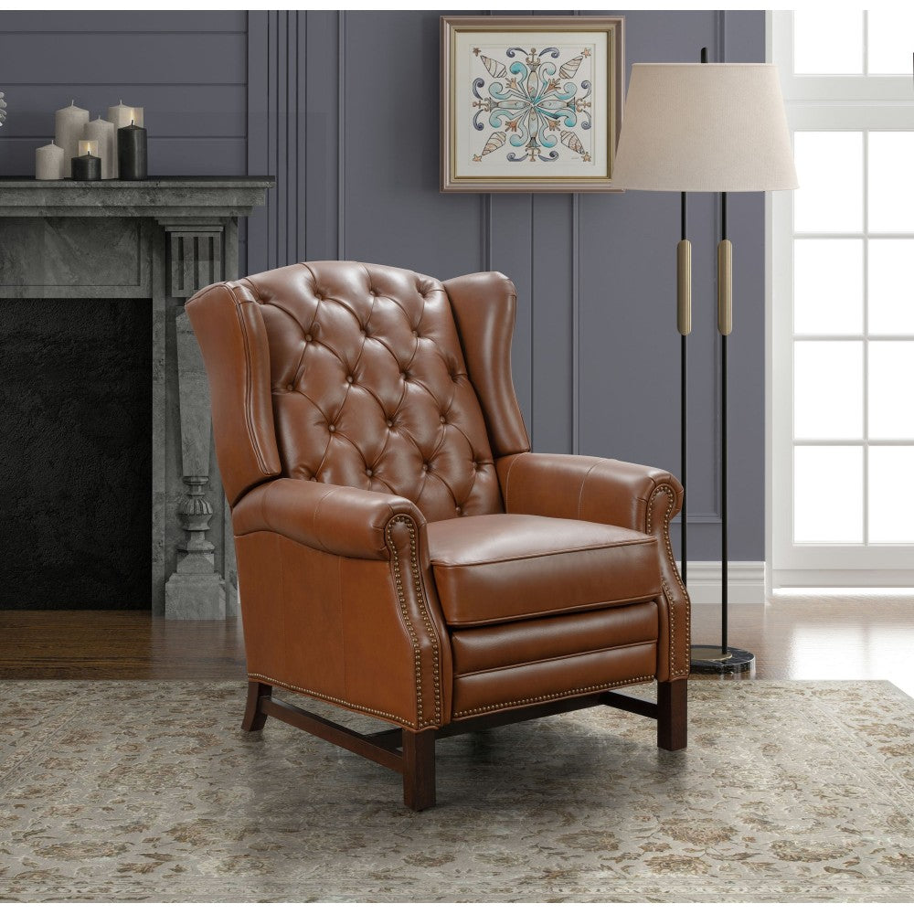 7-1163 Sheridan Push Thru The Arms Recliner, Colchester Bitters