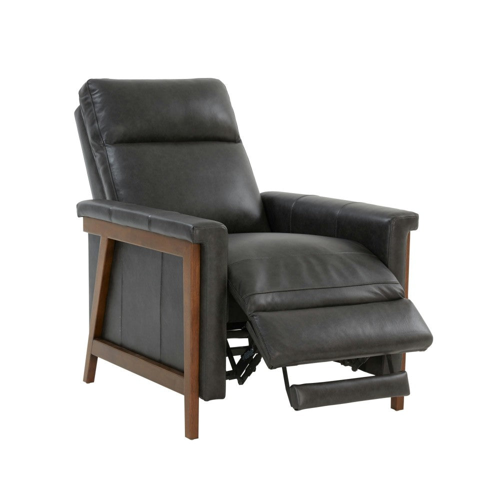 7-1179 Lewiston Push Thru The Arms Recliner, Edgewater Charcoal