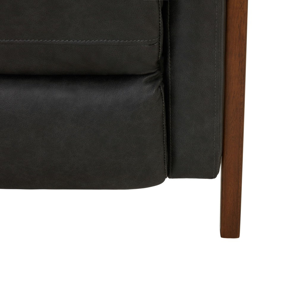 7-1179 Lewiston Push Thru The Arms Recliner, Edgewater Charcoal