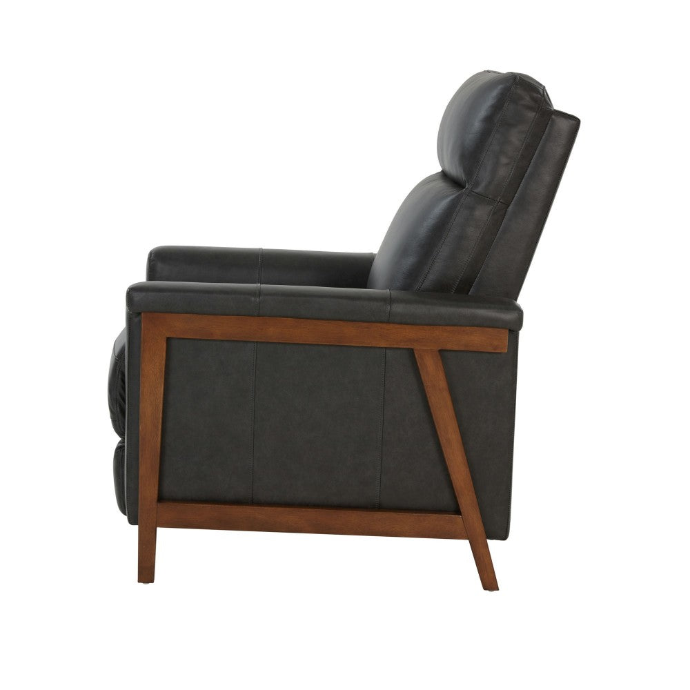 7-1179 Lewiston Push Thru The Arms Recliner, Edgewater Charcoal