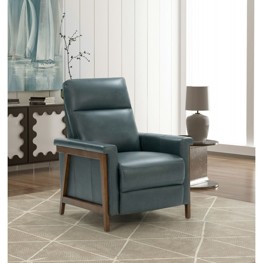 7-1179 Lewiston Push Thru The Arms Recliner, Roma Bluegray