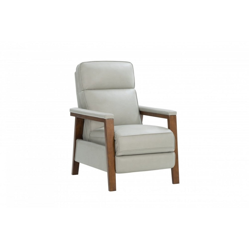 7-1187 Ashland Push Thru The Arms Recliner, Corbett Chromium