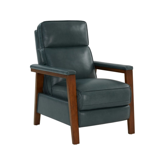7-1187 Ashland Push Thru The Arms Recliner, Roma Bluegray