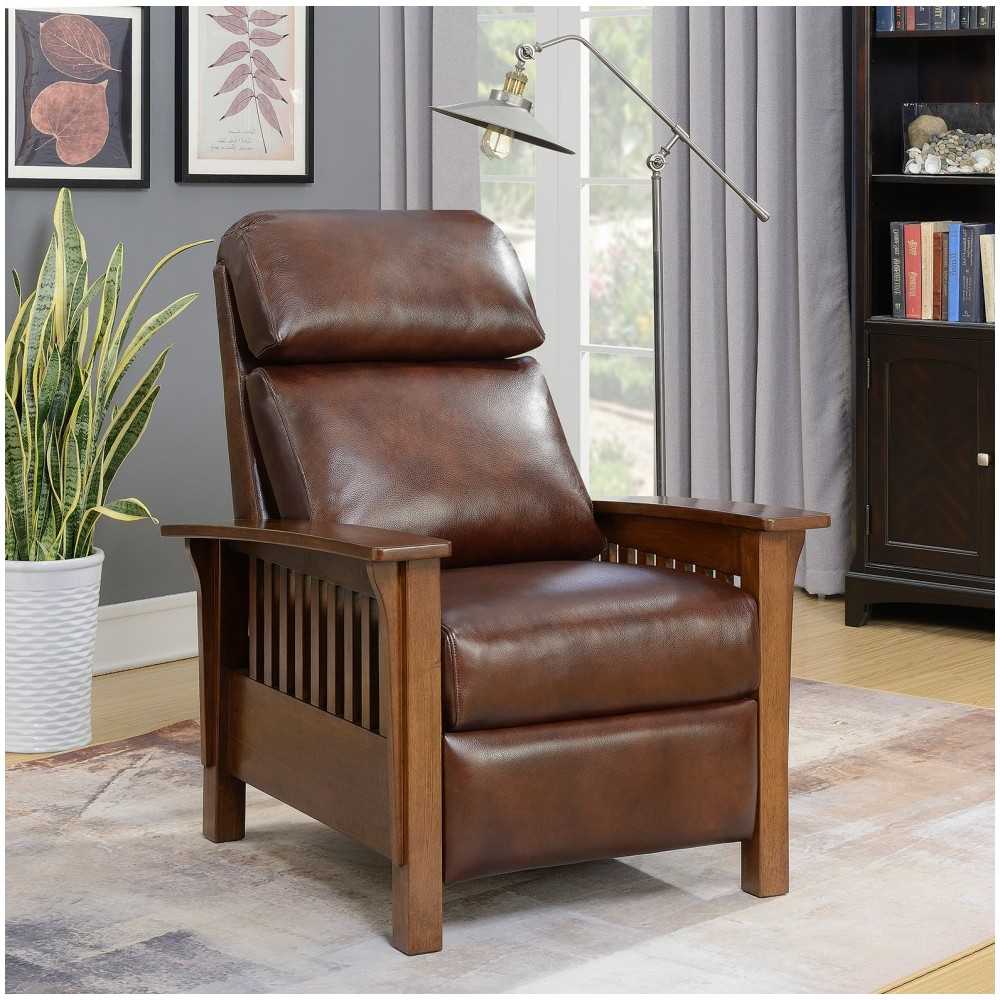 7-3323 Mission Recliner, Wenlock Fudge