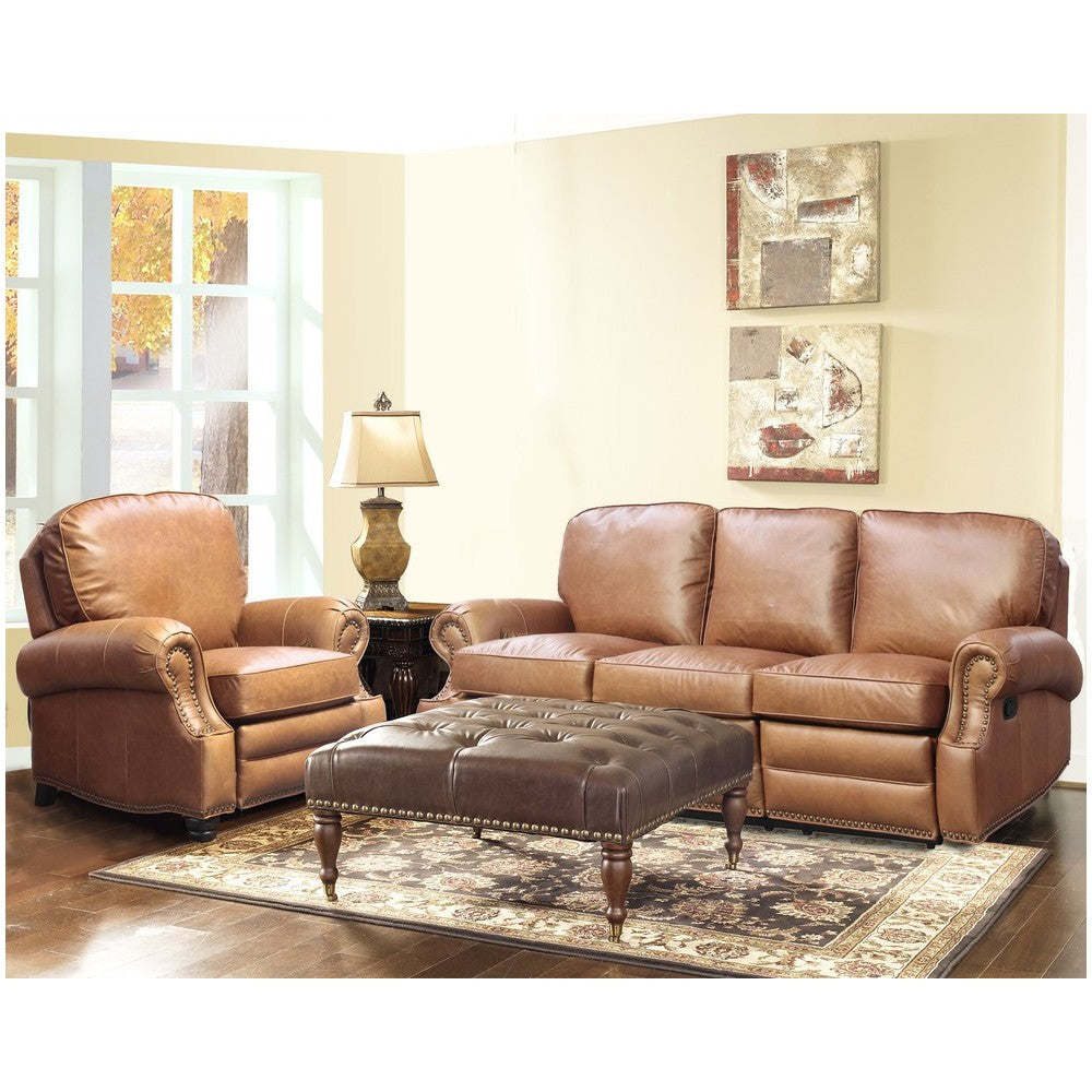 7-4727 Longhorn Recliner, Chaps Saddle