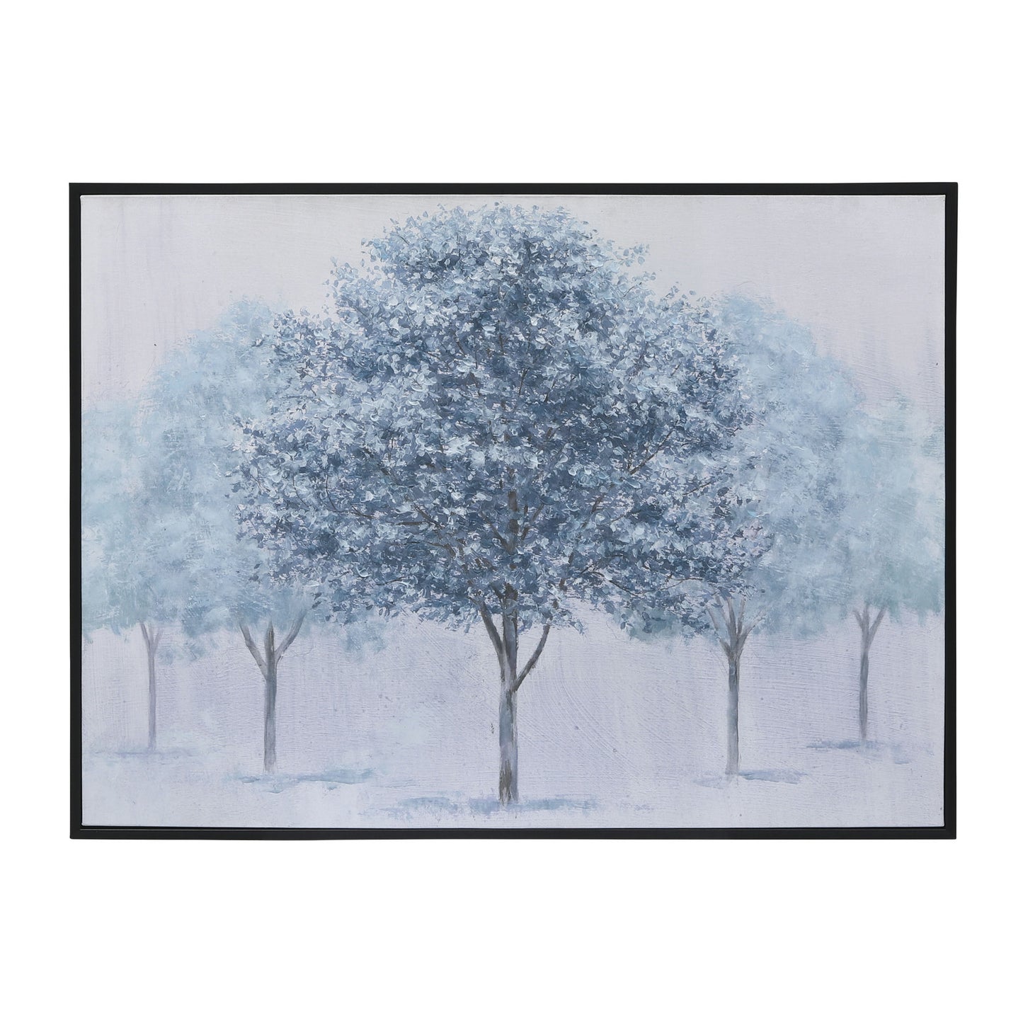 48x36 Handpainted Tree Canvas, Green