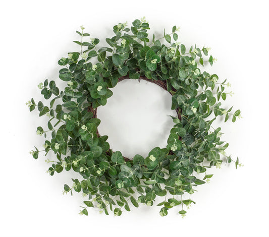 Eucalyptus Wreath 28"D Polyester