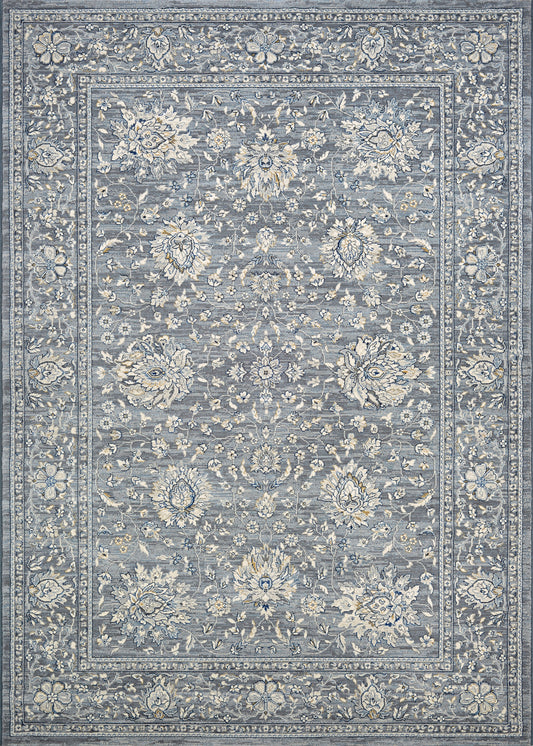 Couristan Sultan Treasures Persian Isfahan Slate Rug 5'3" x 7'6"