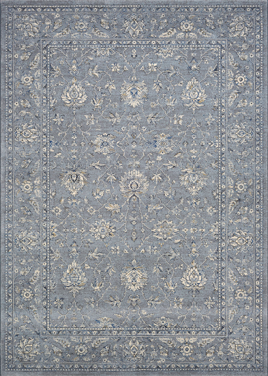 Couristan Sultan Treasures All Over Mashhad Slate Blue Rug 3'11" x 5'3"
