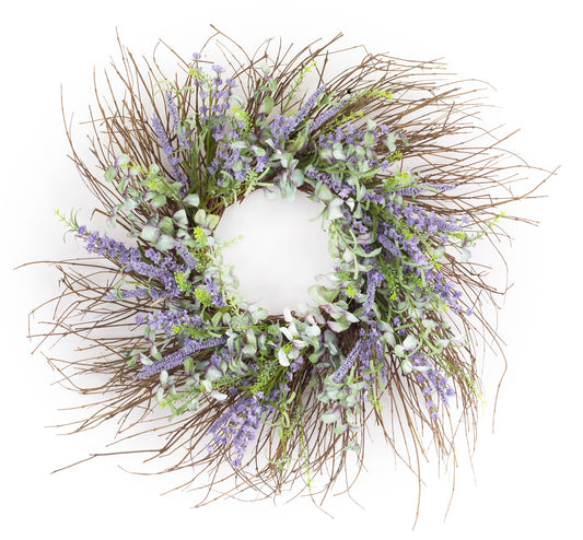 Floral Wreath 30.5"D Eva
