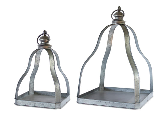 Lantern (Set Of 2) 15.5"H, 20"H Metal