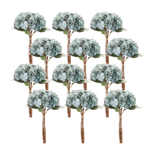 Hydrangea Bundle (Set Of 12) 14.5"H Polyester