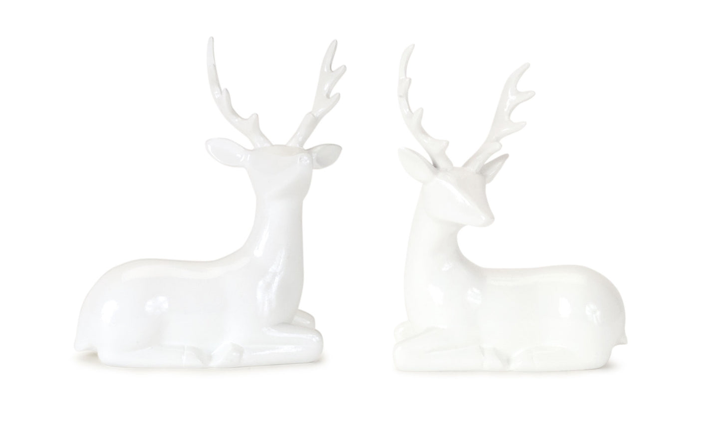 Deer (Set Of 12) 6"H Resin