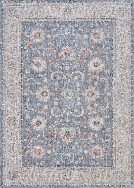 Couristan Savoy Lamar Slate Blue Rug 10'5" x 15'8"